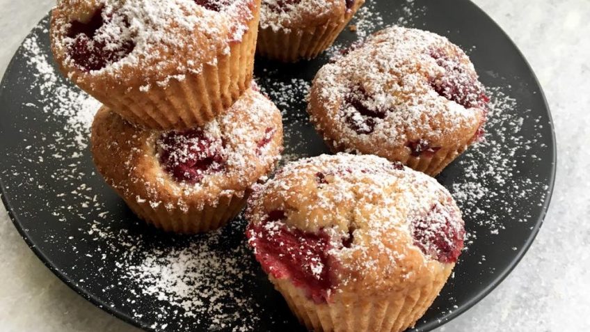 Himbeer-Kokos-Muffins – Vegane Rezepte