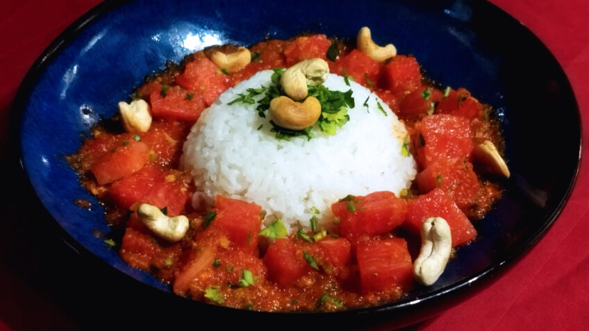Wassermelonen-Curry nach indischer Art - Vegane Rezepte